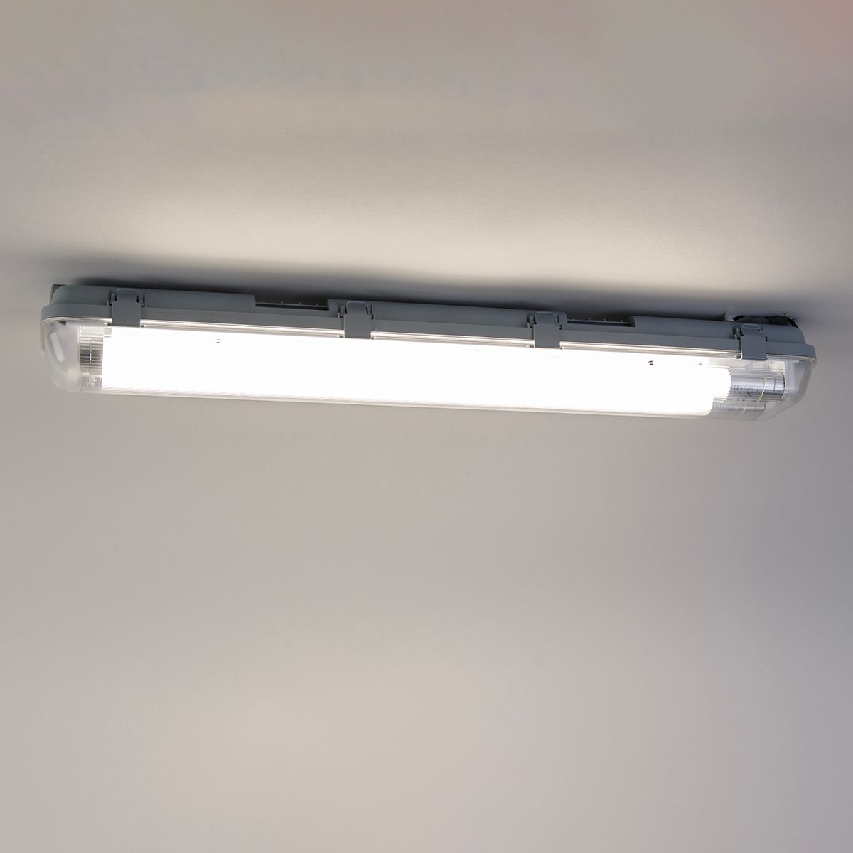 TL armatuur grijs incl. LED 15W 2250 lm 4000K IP65 - Base