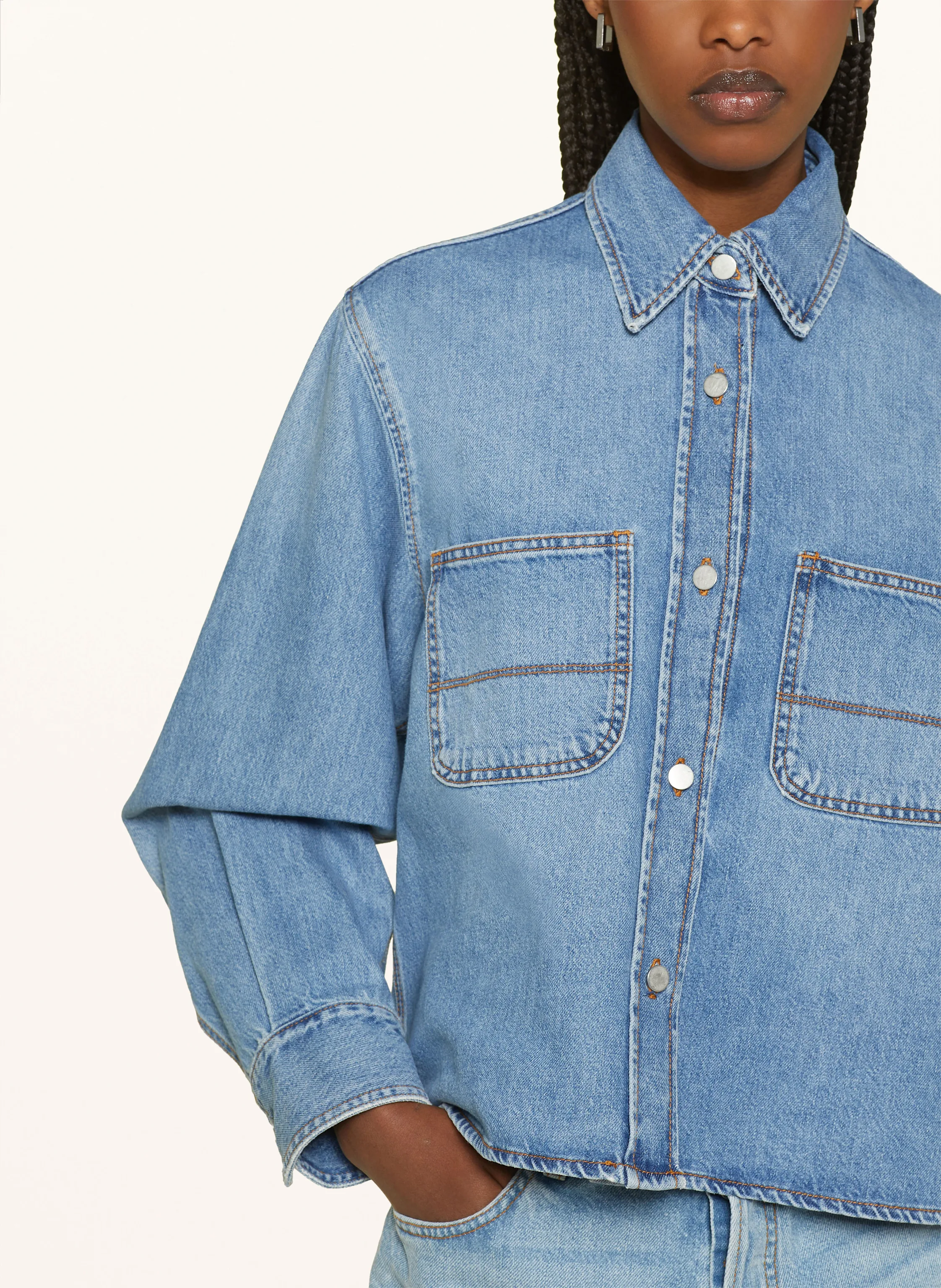 HAIKURE Jeansbluse WANDA