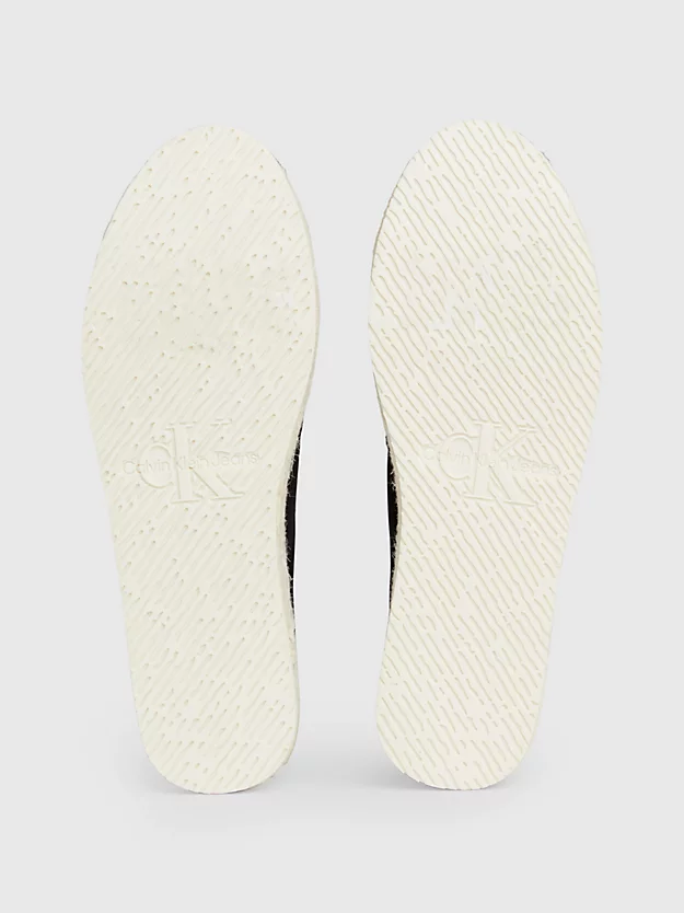 Tênis espadrille de lona com plataforma