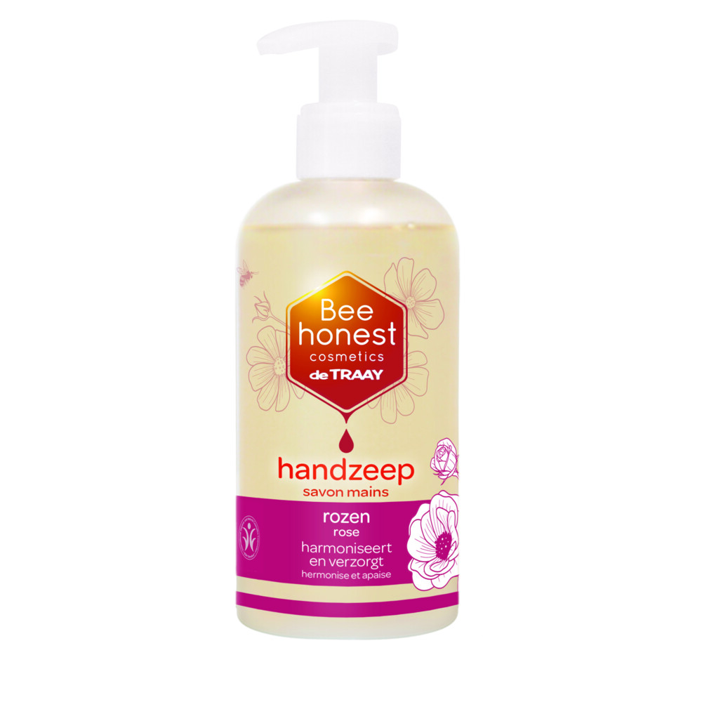 Bee Honest Handzeep Rozen250 ml