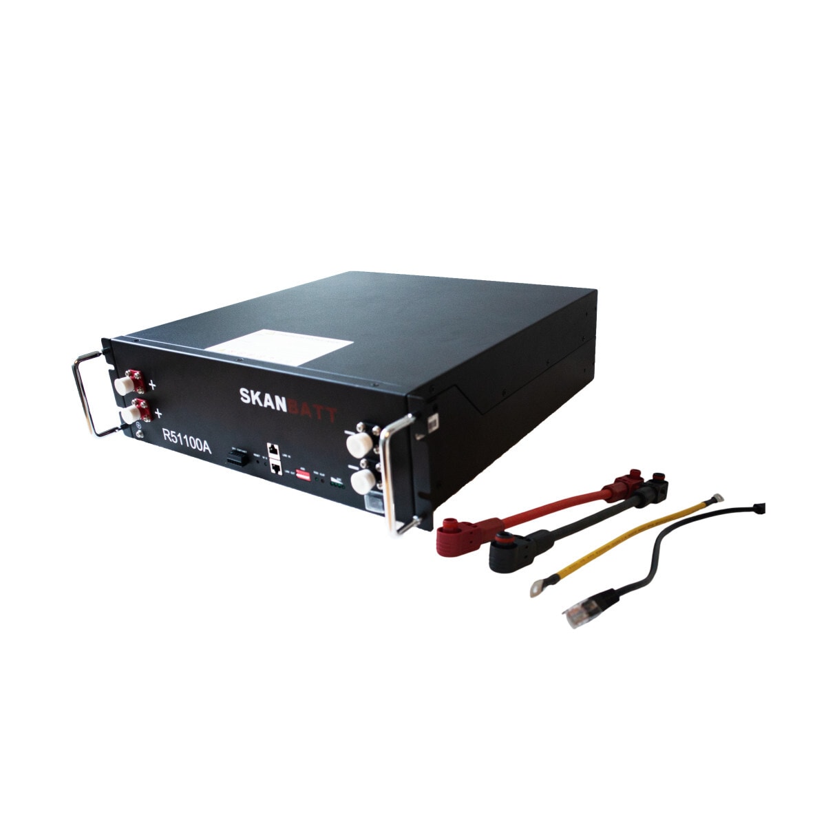 SKANBATT Lithium 3U Rackbatteri 51,2V 100Ah - 5,12kWh - LiFePO4