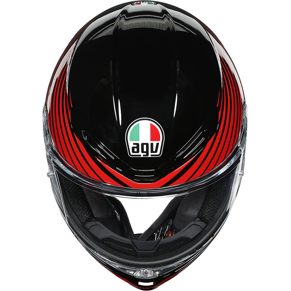 AGV - Casque K6 Rush Rouge / Noir