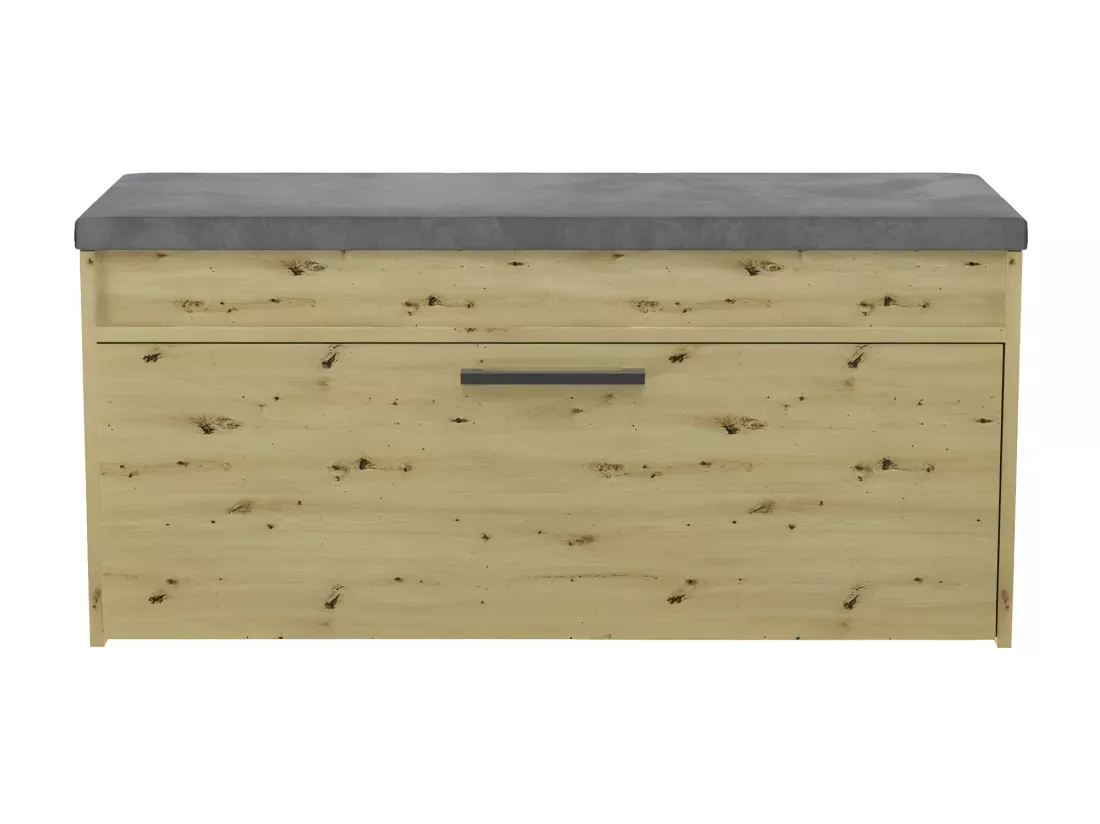 PARMI - Meuble à chaussures style scandinave entrée - 100x35x49 - Banc avec rangement
