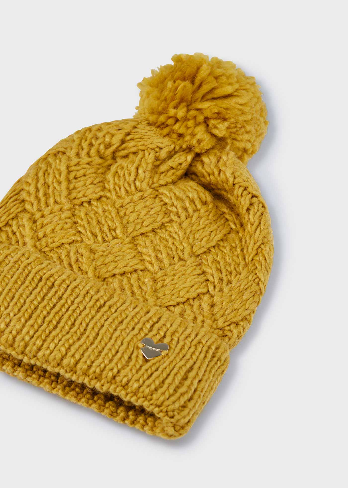 Chapéu com pompom para meninas