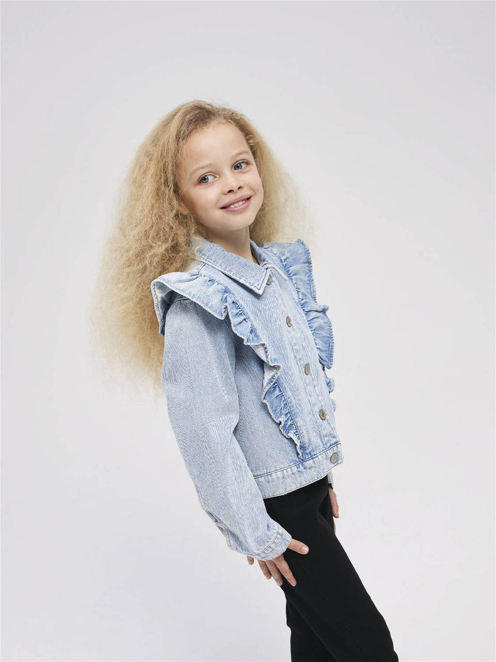 NAME IT spijkerjas NKFLEA light blue denim