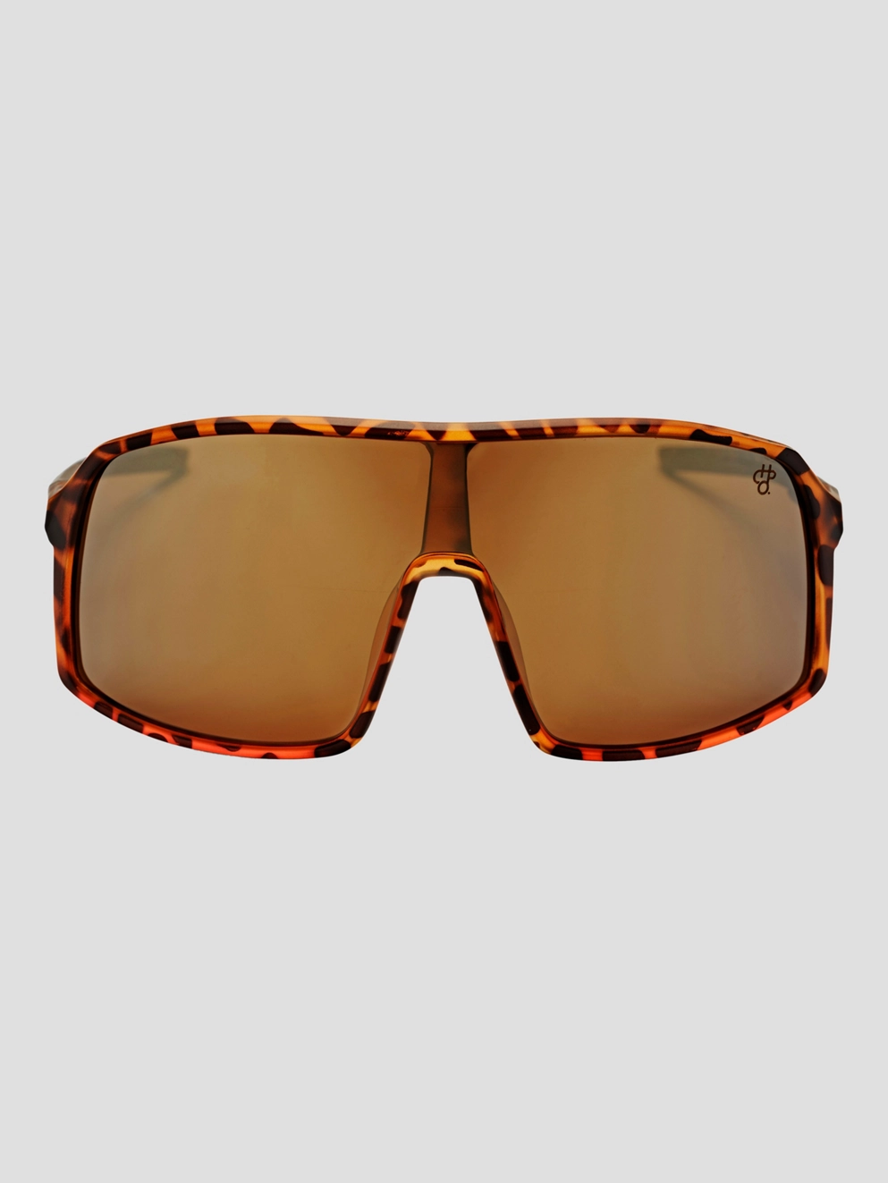 CHPO Erica Turtle Brown Sunglasses gold mirror