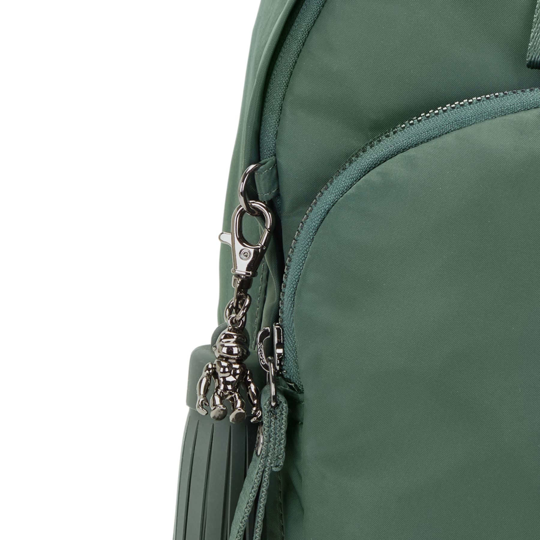 DELIA Sac à Dos Moyen avec Poche Frontale et Poignée Supérieure - Misty Olive