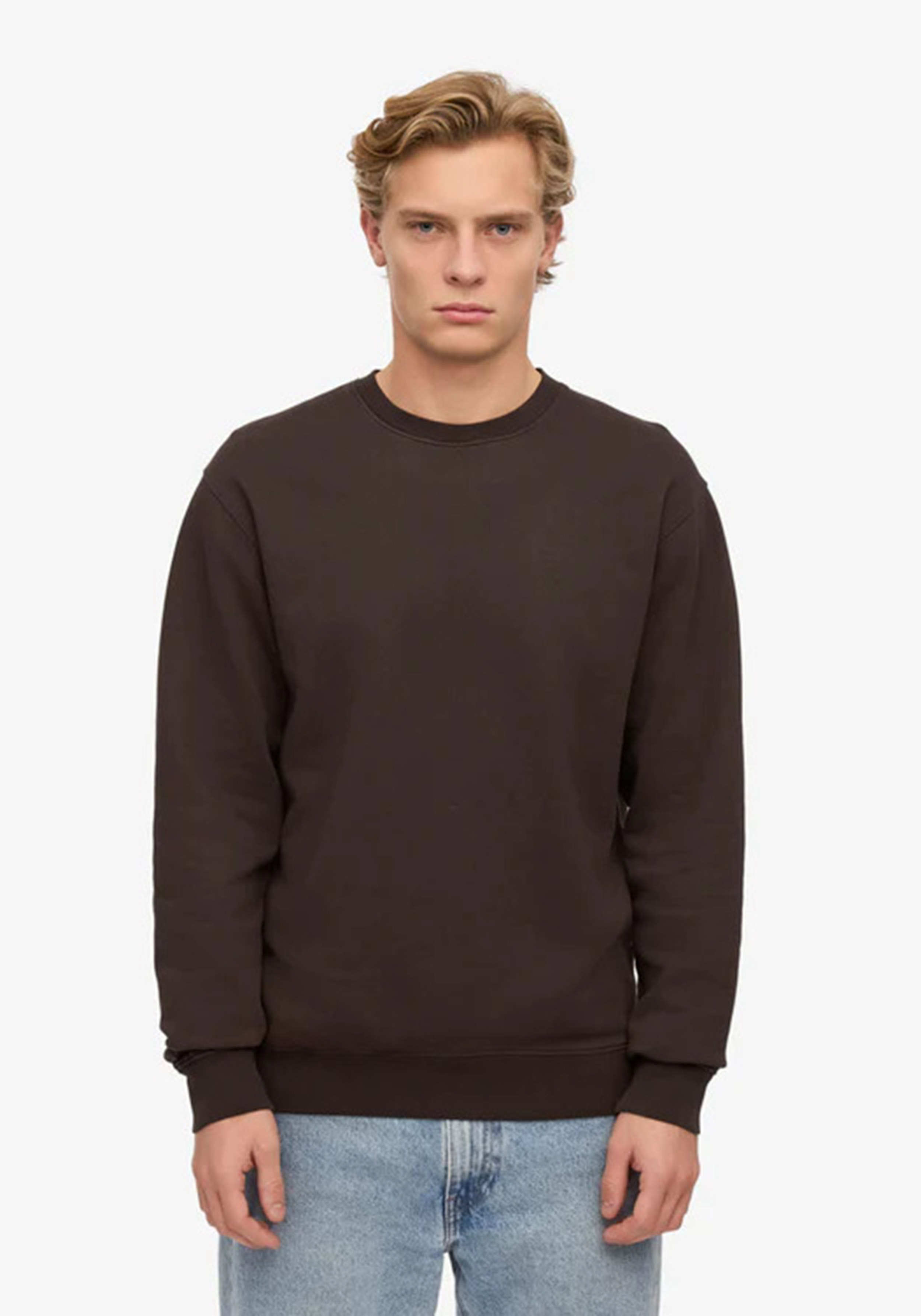Colorful Standard Herren-Sweatshirt Coffee Brown