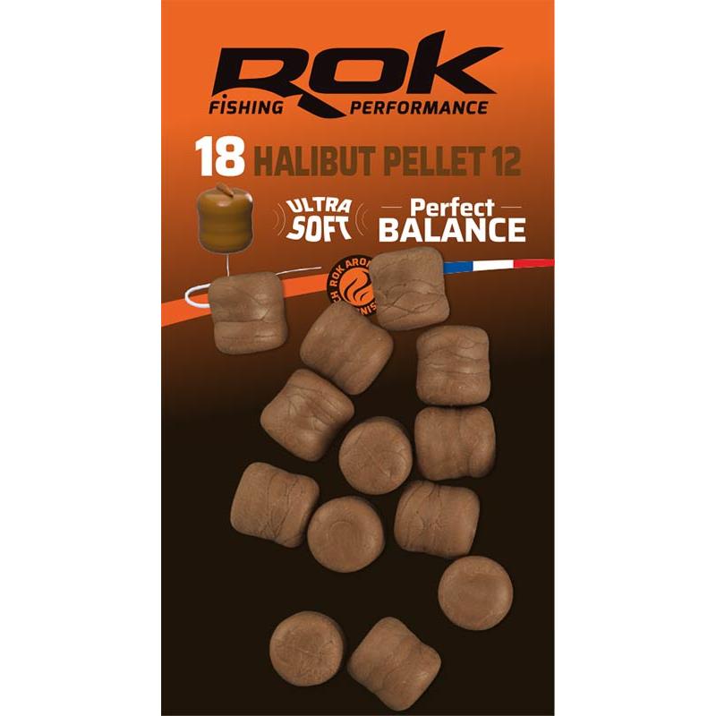 Pellet Artificiel Rok Fishing Halibut Pellet Perfect Balance Aromatise