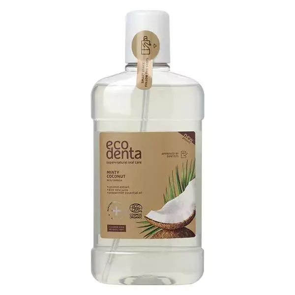 Ecodenta Bain de bouche Bio Menthe et Coco 500ml