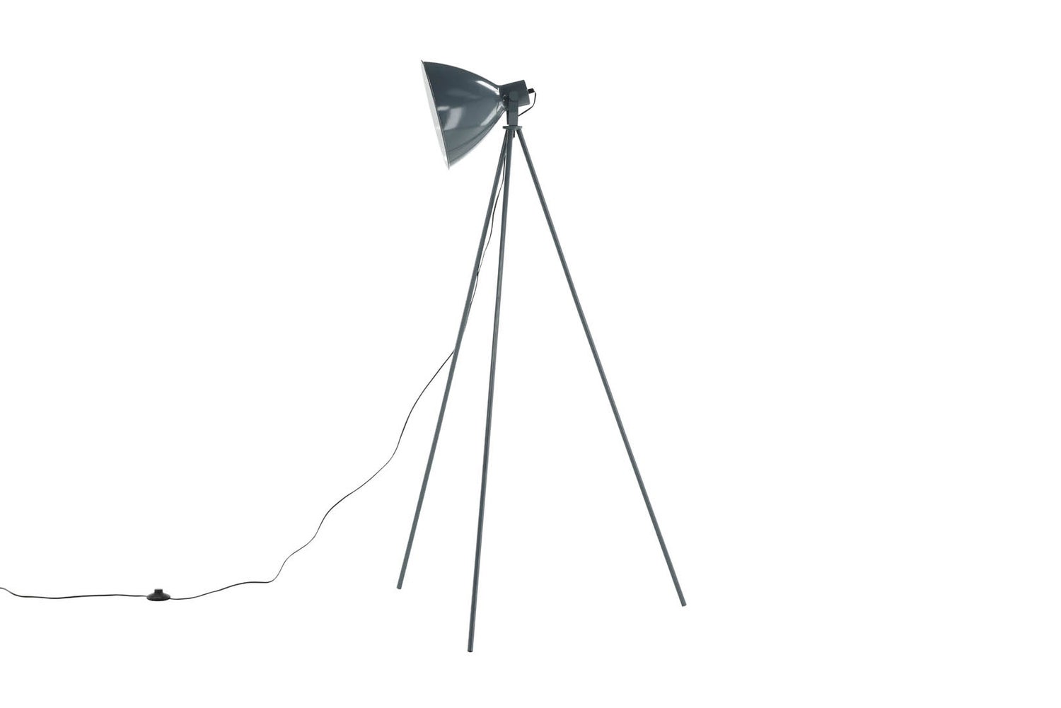 Tiv Lighting vloerlamp, 73 x 63 x 139,5 cm, staal, grijs en wit. 63 x 73 x 140 cm