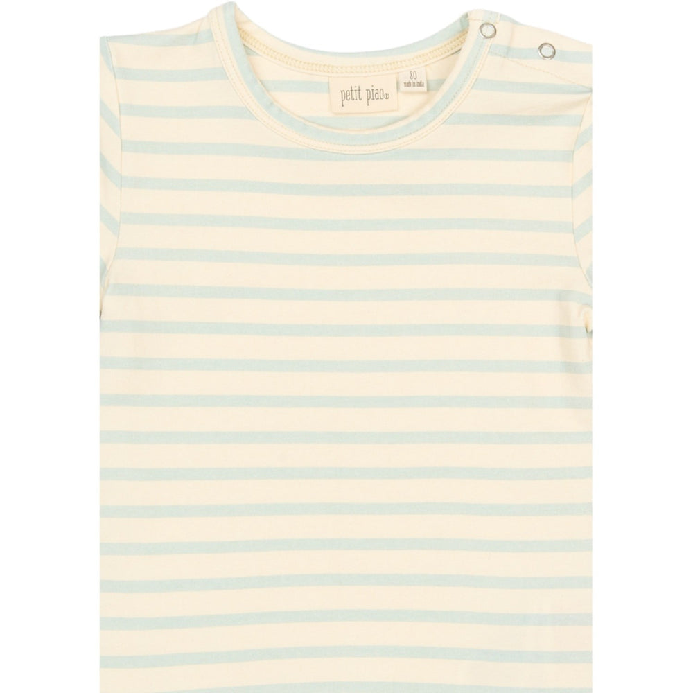 Køb Petit Piao Winter Sky Striped Ppsun S_S Tee