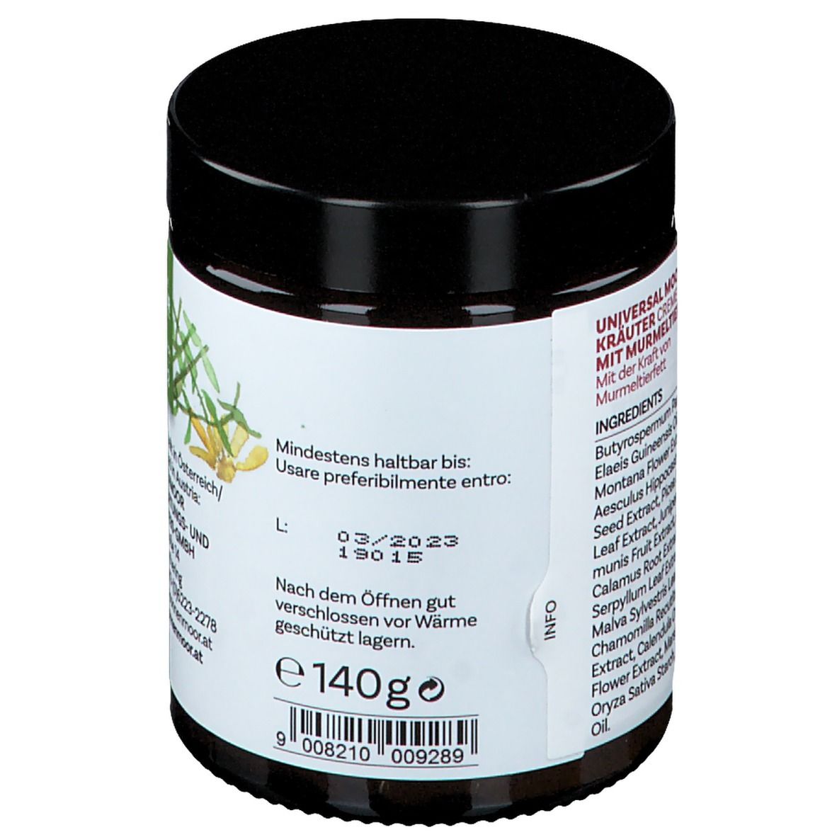 SonnenMoor® UNIVERSAL Moor & Kräuter Creme