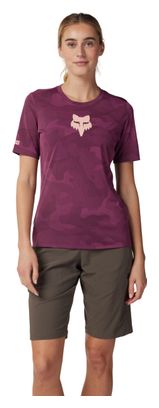 Maillot Manches Courtes Fox Ranger TruDri™ Femme Bordeaux