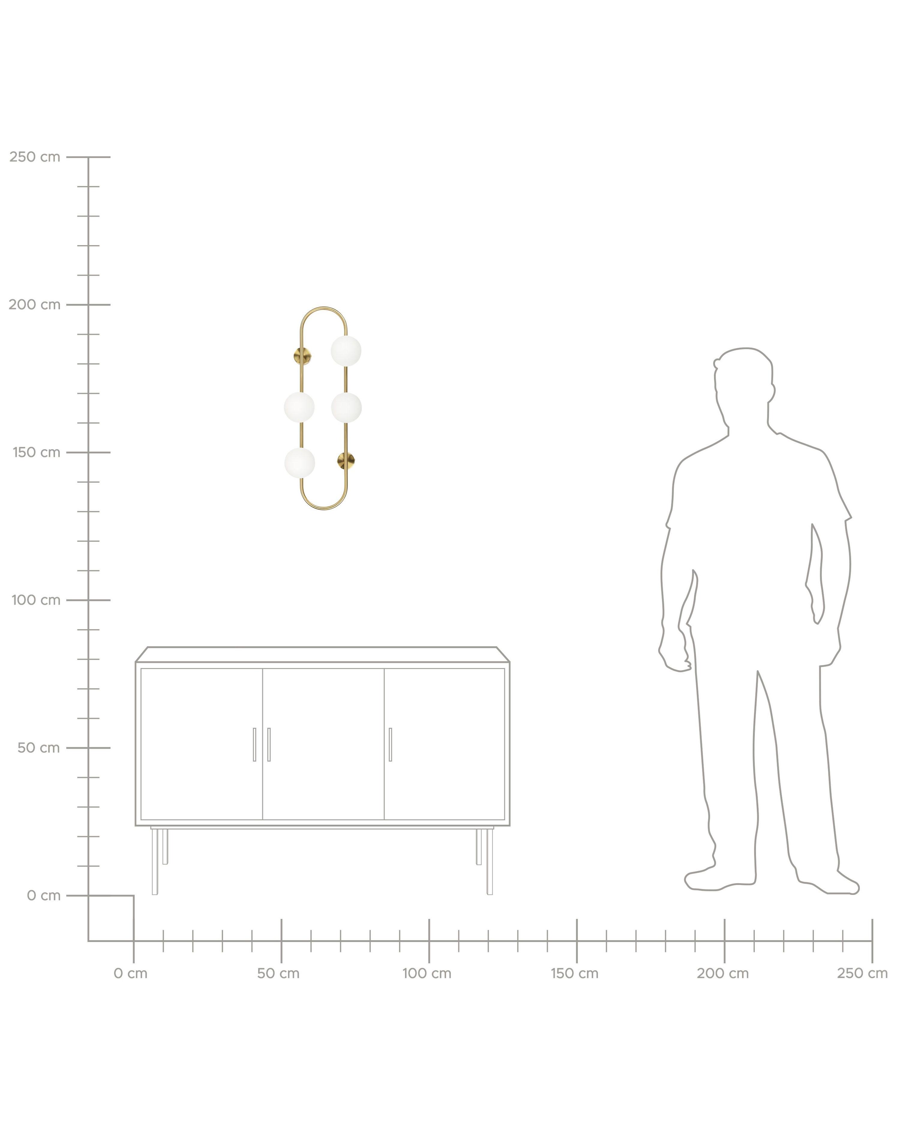 Wandlamp YANGO Metaal Goud