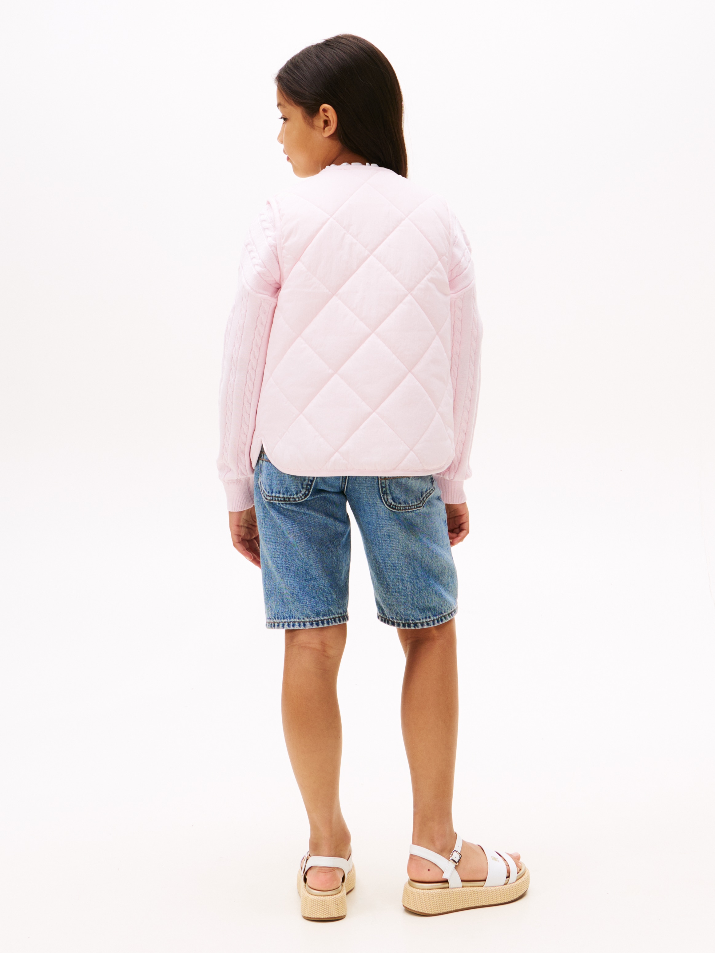 Tommy Hilfiger Wendeweste »REVERSIBLE QUILTED VEST« für Kinder bis 16 Jahre, mit grossen Druckknöpfen