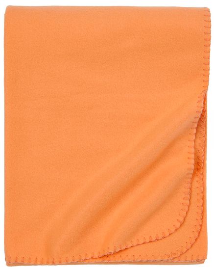 Mys fleecepledd 130x170 oransje
