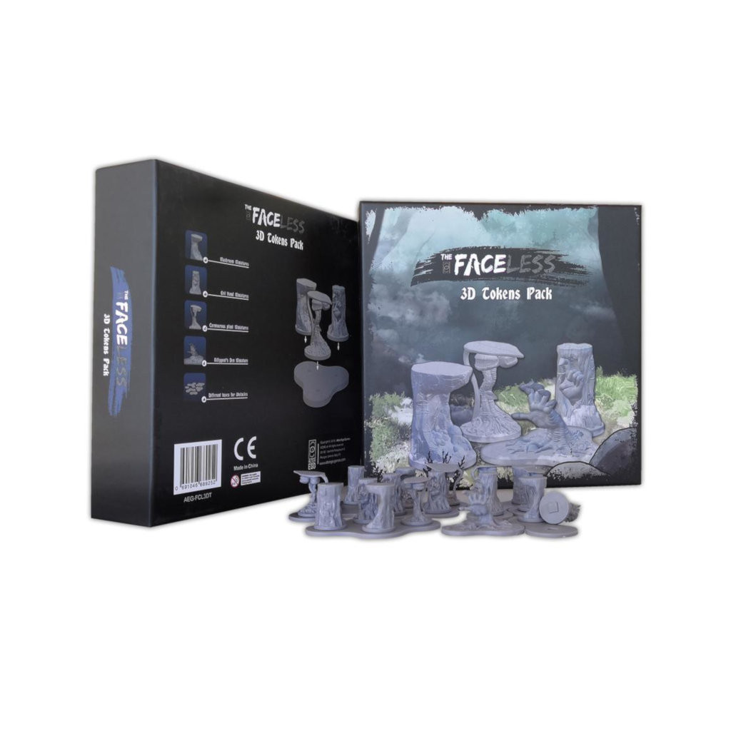 The Faceless - 3D Tokens Pack