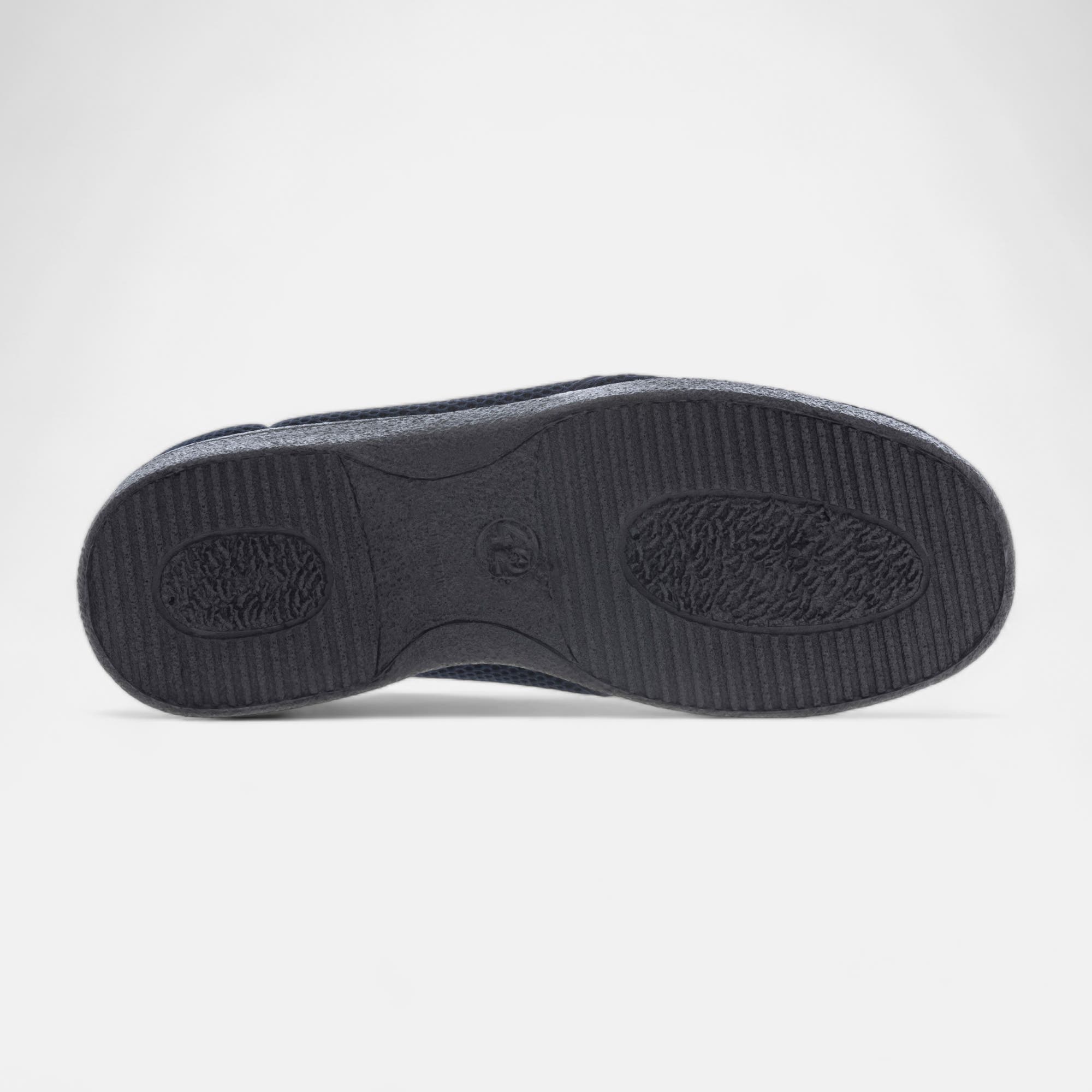 Pantoufles pieds sensibles Homme bleu marine