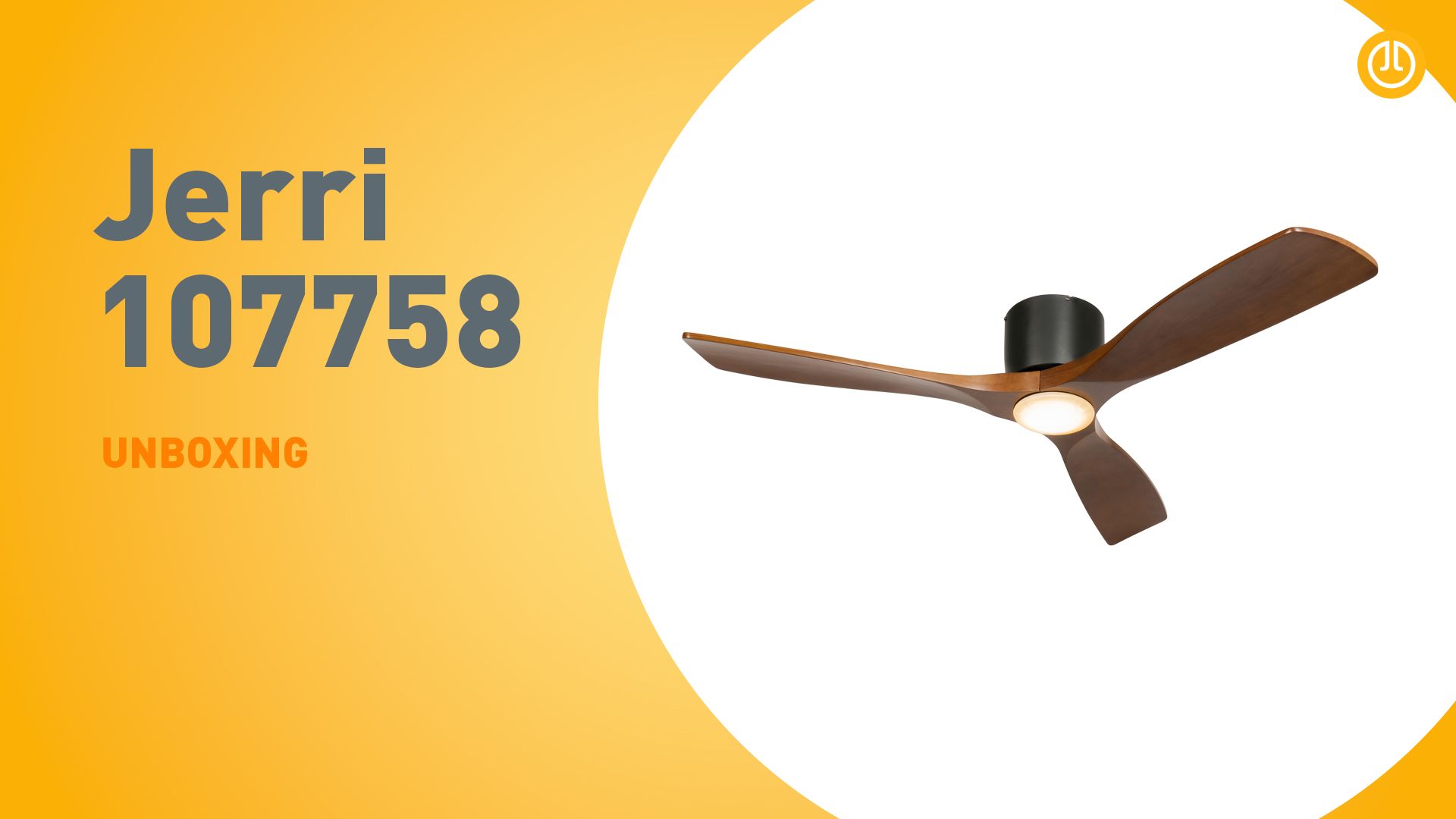 Plafondventilator zwart met hout 131.5cm incl. LED dimbaar met afstandsbediening - Jerri