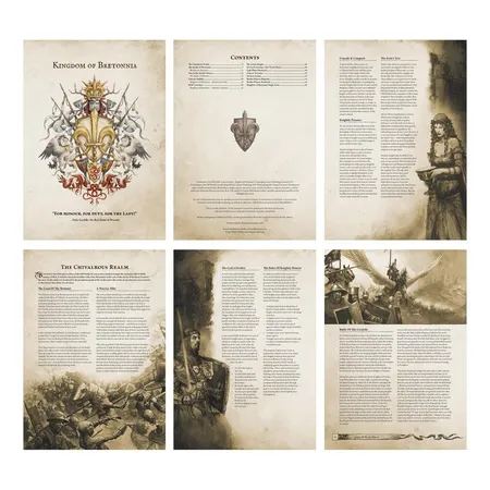Games Workshop Warhammer The old World - Kingdom of Bretonnia: Arcane Journal (englisch)
