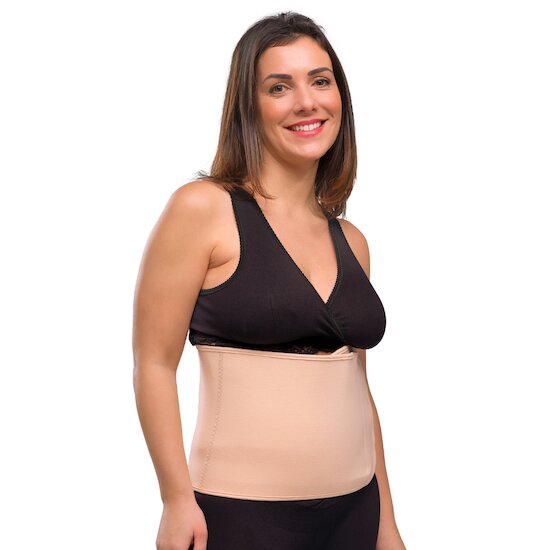 Ceinture de maintien abdominal en coton biologique   Beige        de               Carriwell