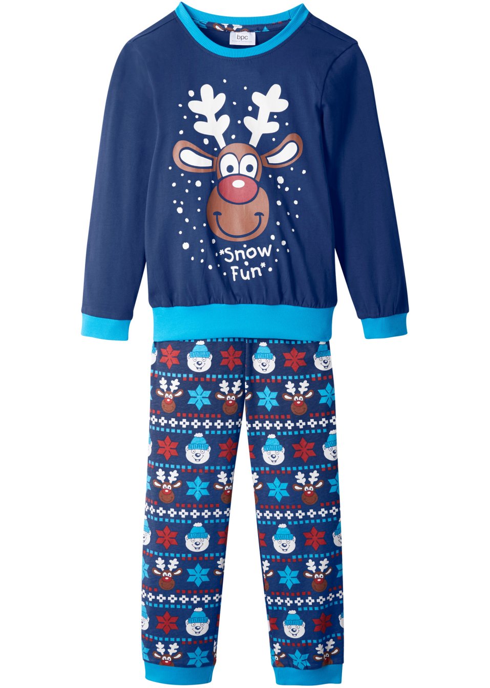 Pyjama garçon (Ens. 2 pces.) imprimé hiver