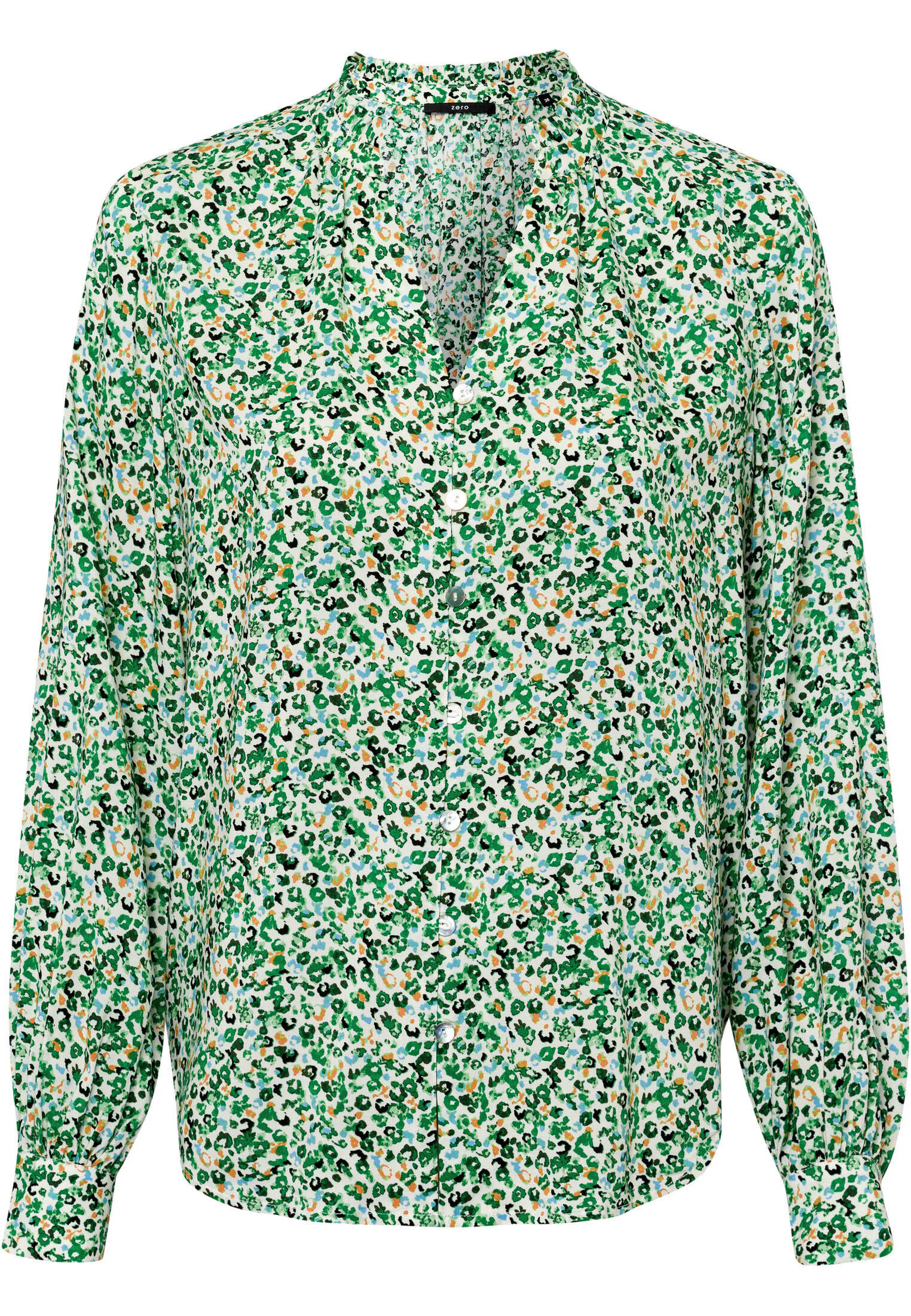 zero| Damen Bluse mit Blumenprint