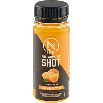 NXT Level Pre-Workout Shot Orange Flavor 60 ml