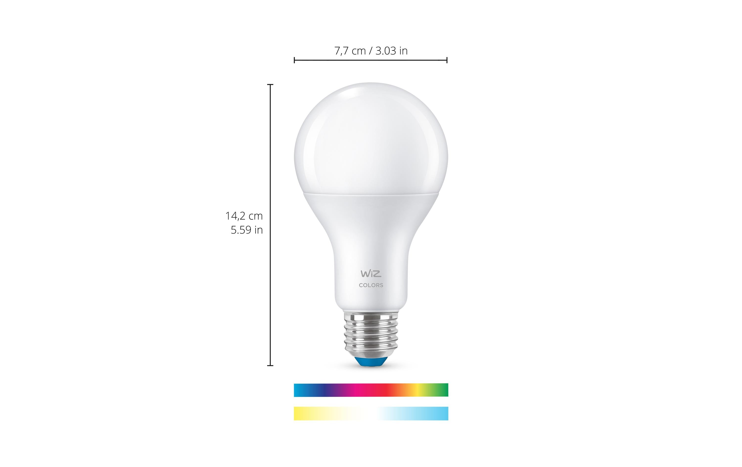 Leuchtmittel 13W(100W)E27 A67 Tunable White&Color EinzelpackSmartes Leuchtmittel, steuerbar über Bluetooth, Matter, WLAN