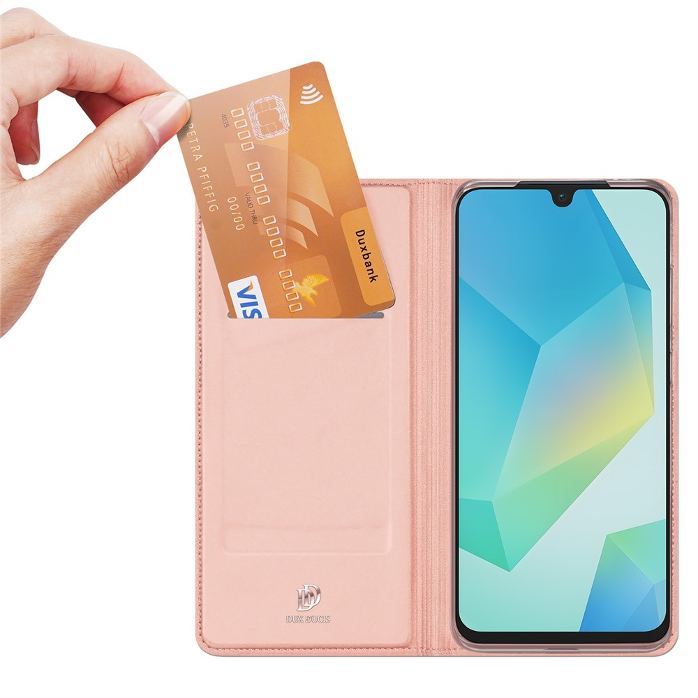 Samsung Galaxy A17 Flip Wallet Cover Leder Tasche - Rosa