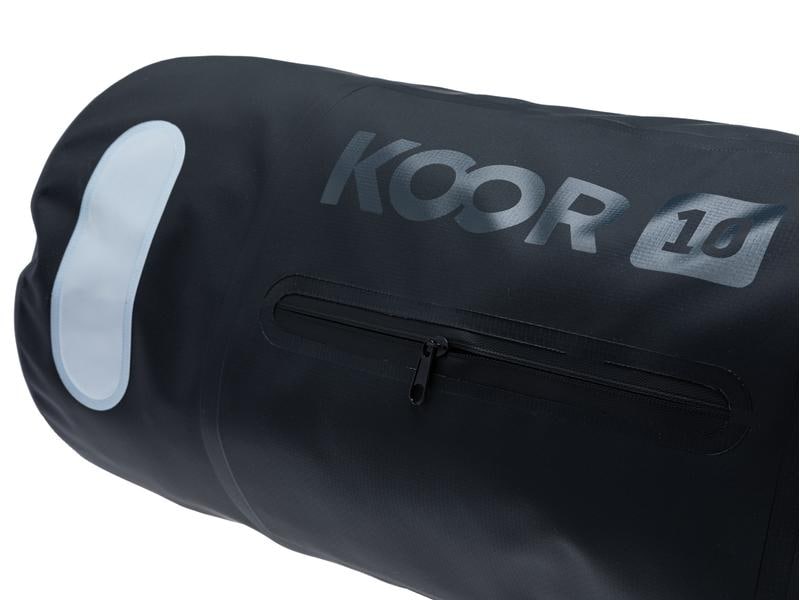 KOOR Dry Bag Toore Schwarz 10 l Wasserdichter Schwimmsack