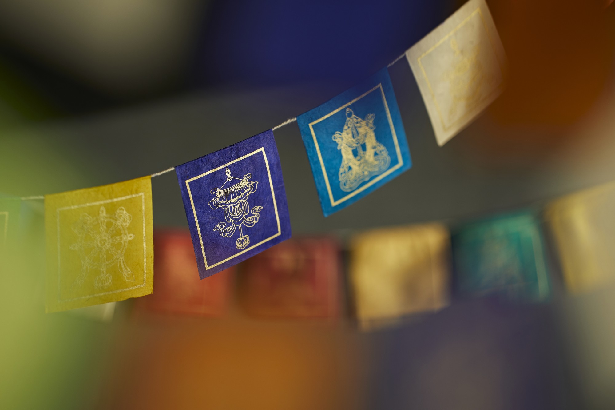 Gebetsfahnen 'Ashtamangal', multicolor, L 200 cm günstig bestellen