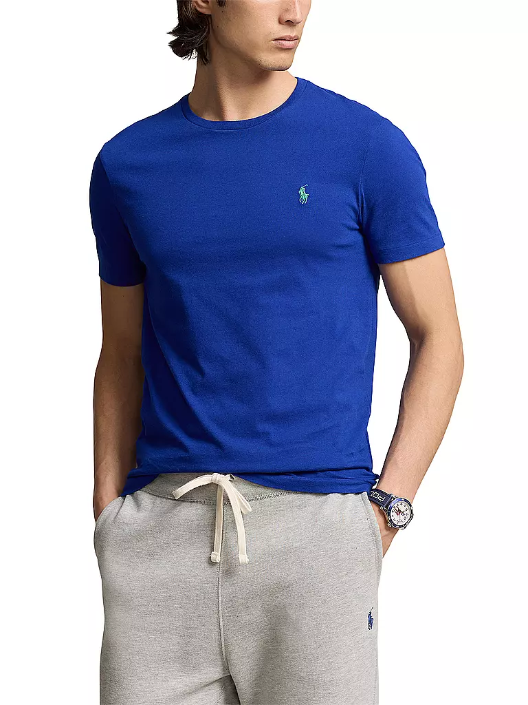 POLO RALPH LAUREN T Shirt Custom Slim Fit blau