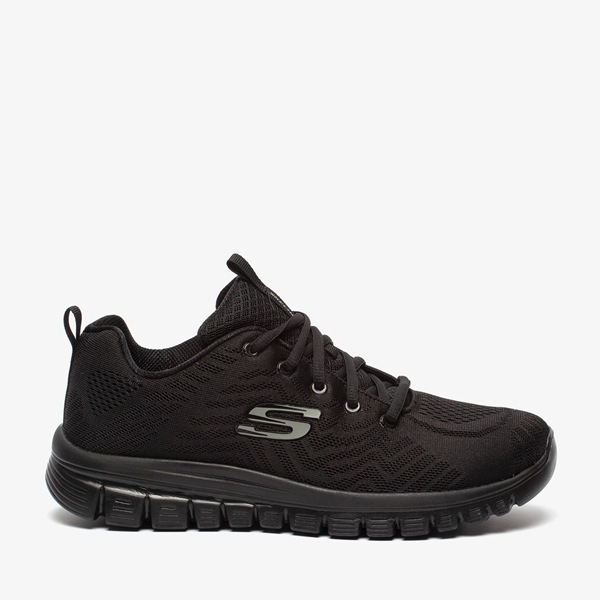 Skechers Get Connected dames sneakers zwart
