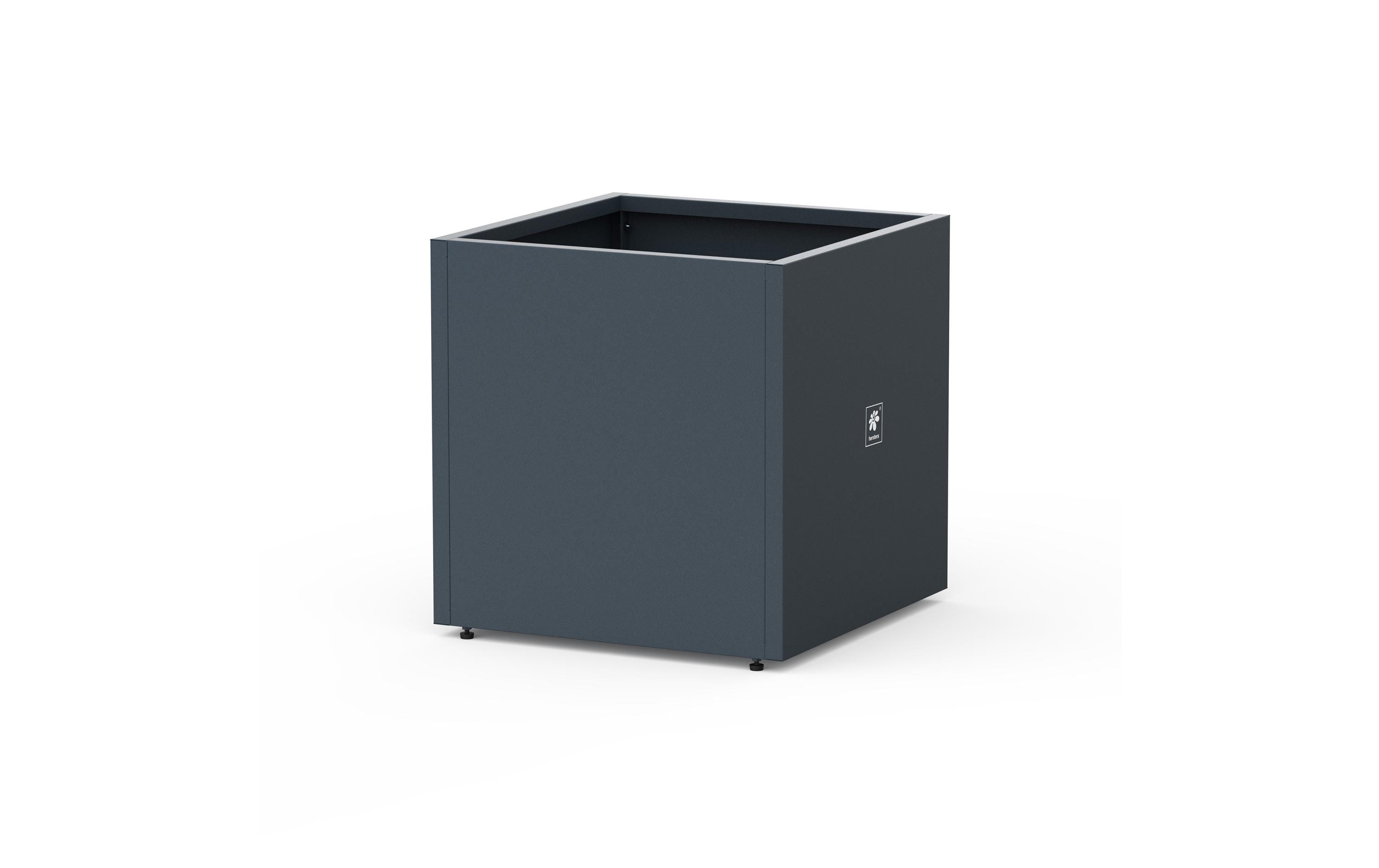 Pflanzentopf Metal Planter Cube, Anthrazit<br>Pflanzengefäss
