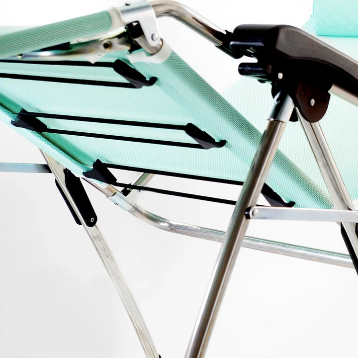 Fiam - Amida Relaxliege, Aluminium / salbei