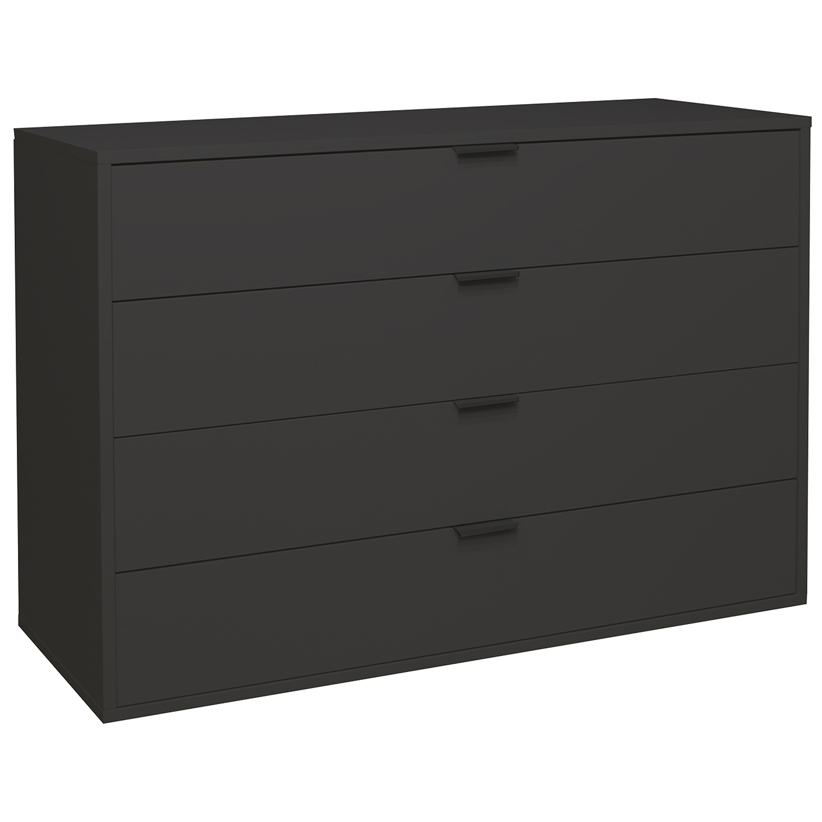 Kommode - anthrazit matt - 119 cm