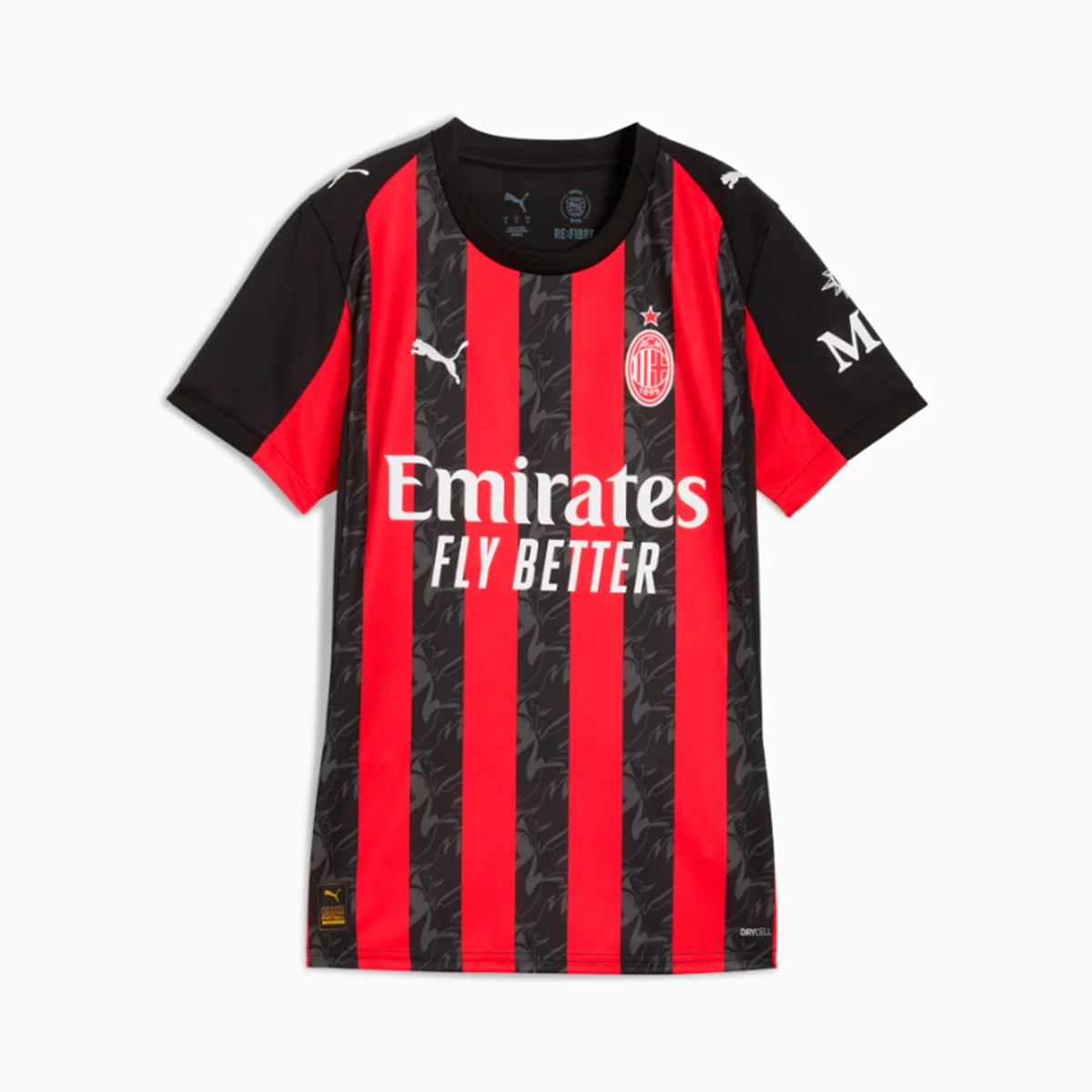 Camisola Puma AC Milan Primeiro Equipamento 2025-2026 Mulher