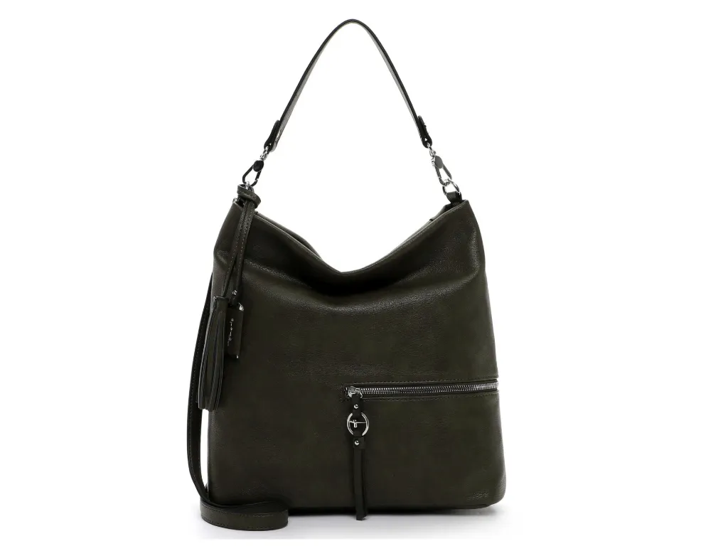 TAMARIS Beuteltasche Olive Lederimitat