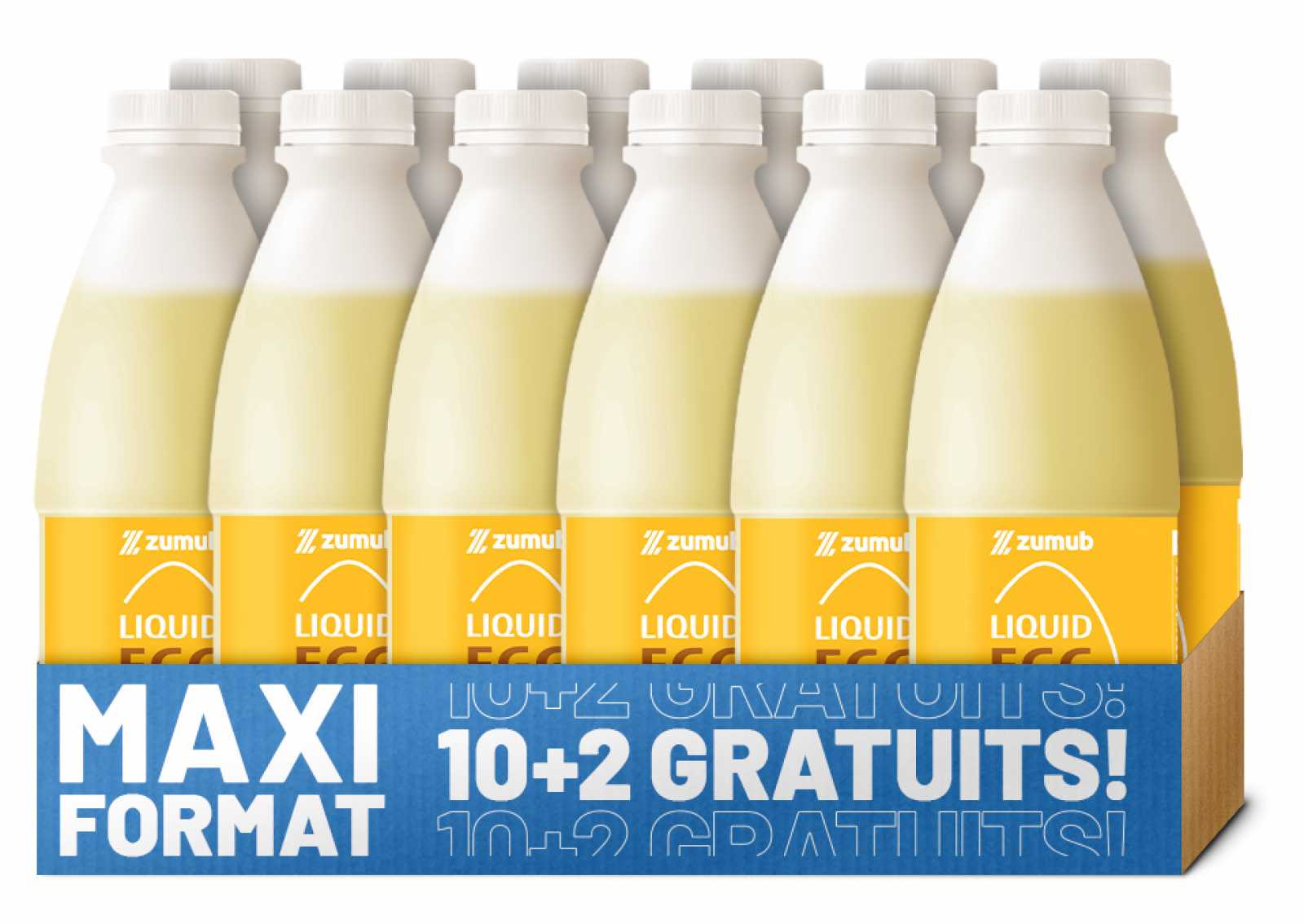 Zumub Zumub Claras de Ovo Líquidas 500g - Oportunidade
