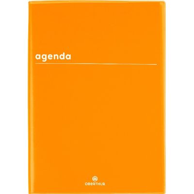 Agenda Boréal - 1 jour par page - 15 x 21,6 cm - moutarde - Oberthur