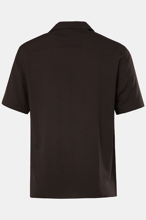 Hemd, Halbarm, Allover-Stickerei, Cuba-Kragen, Cuba-Fit, bis 8 XL