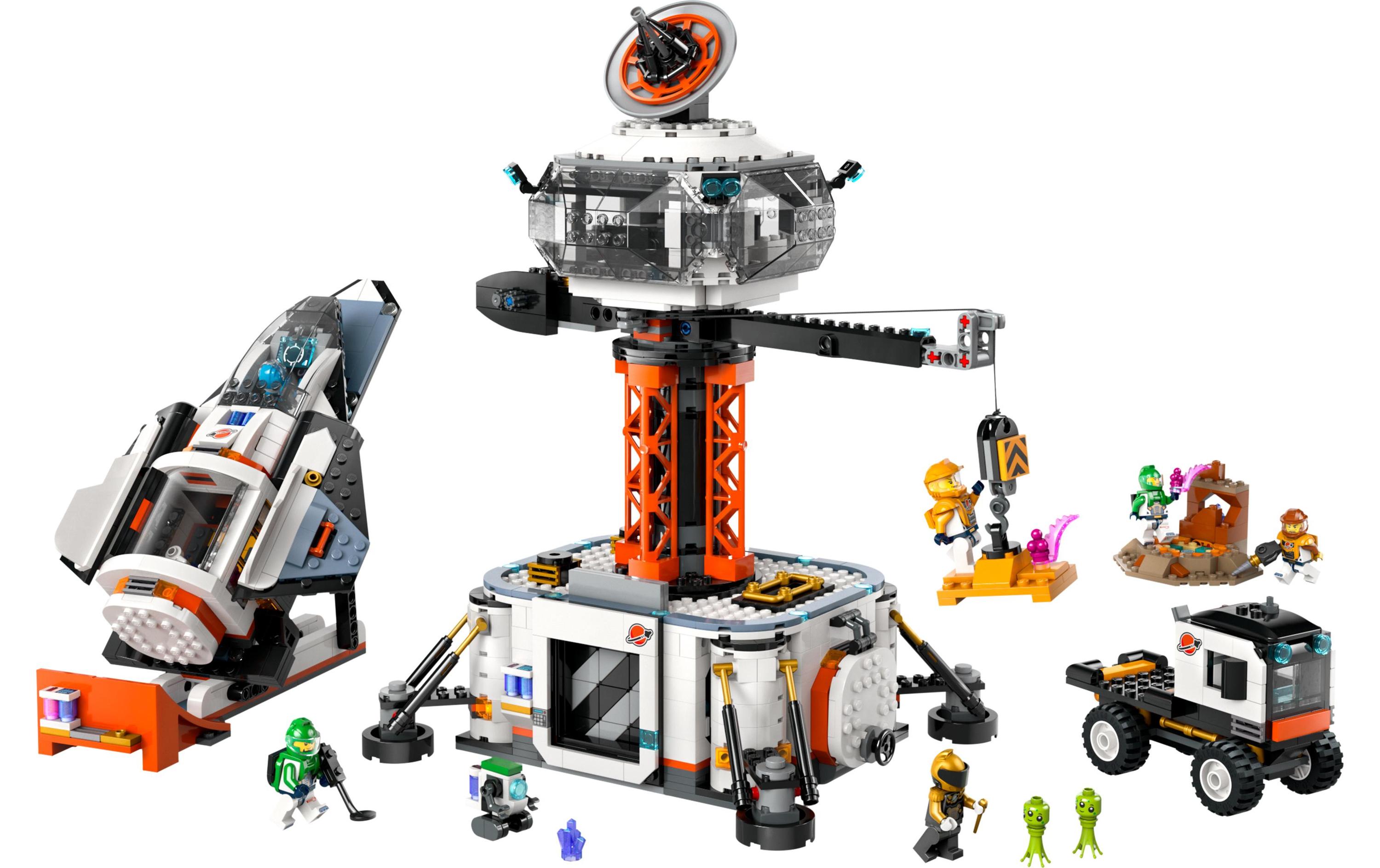 City Raumbasis mit Startrampe 60434<br>Weltraum-Spielset