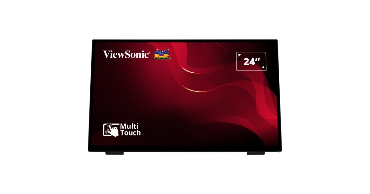 ViewSonicFrameless Touch monitor met 10-punts PCAP 24