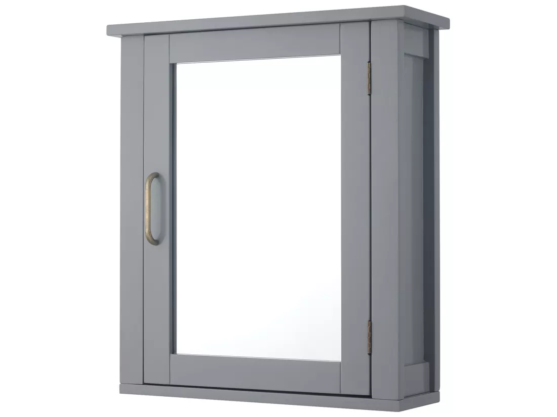 Armoire à pharmacie murale avec miroir avec étagère réglable