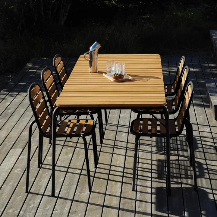 Normann Copenhagen - Vig Outdoor Stuhl, dunkelgrün