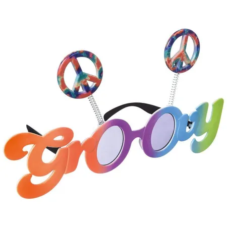 amscan Spaß-Brille Groovy 60´s