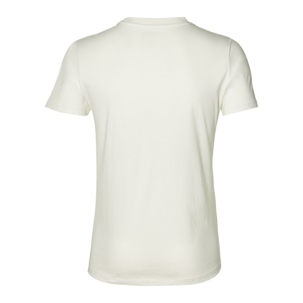 Asics BIG LOGO - Tee-shirt Homme brilliant white/performance black