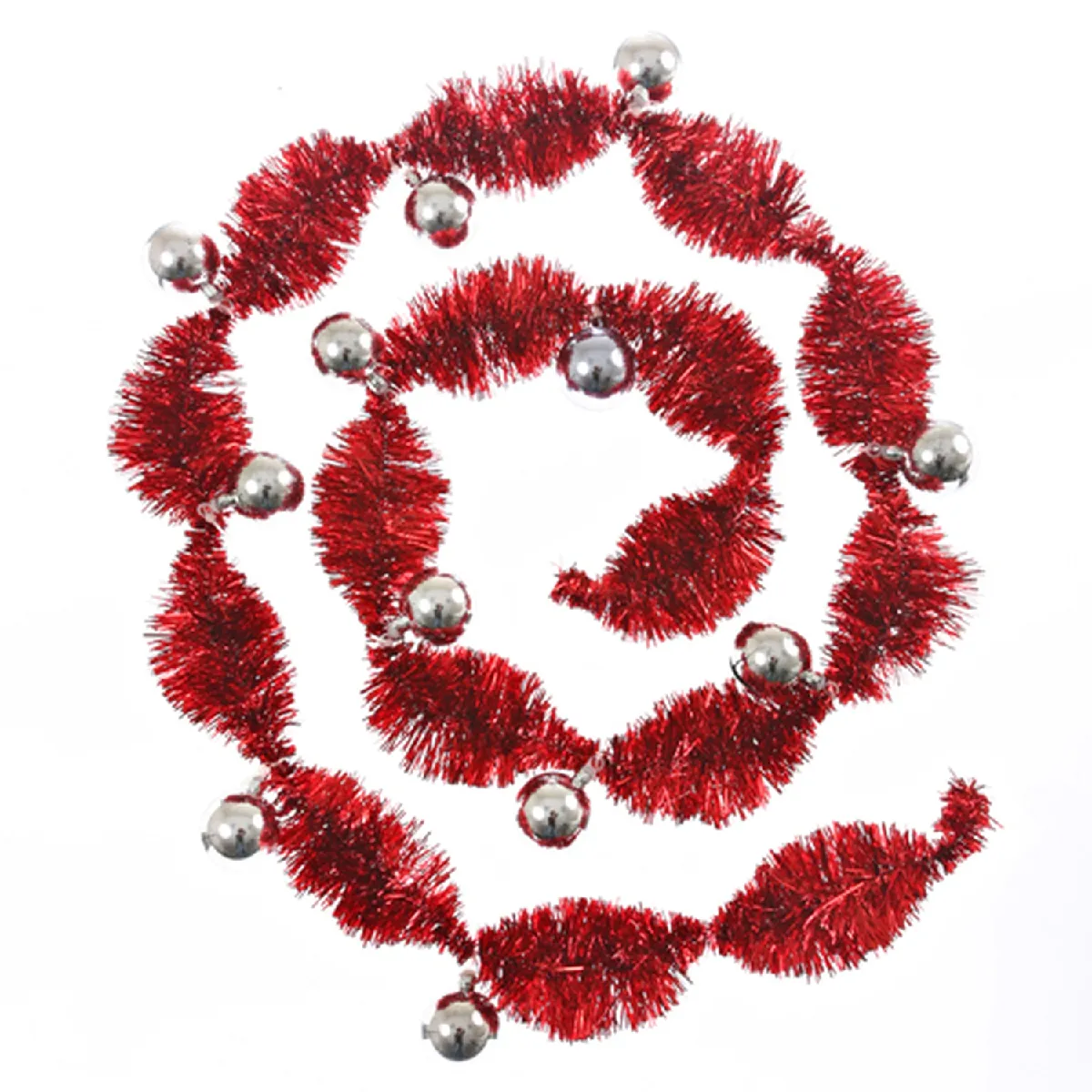 Atmosphera, Createur D'Interieur Atmosphera Guirlande de Noël Pompon - Argent